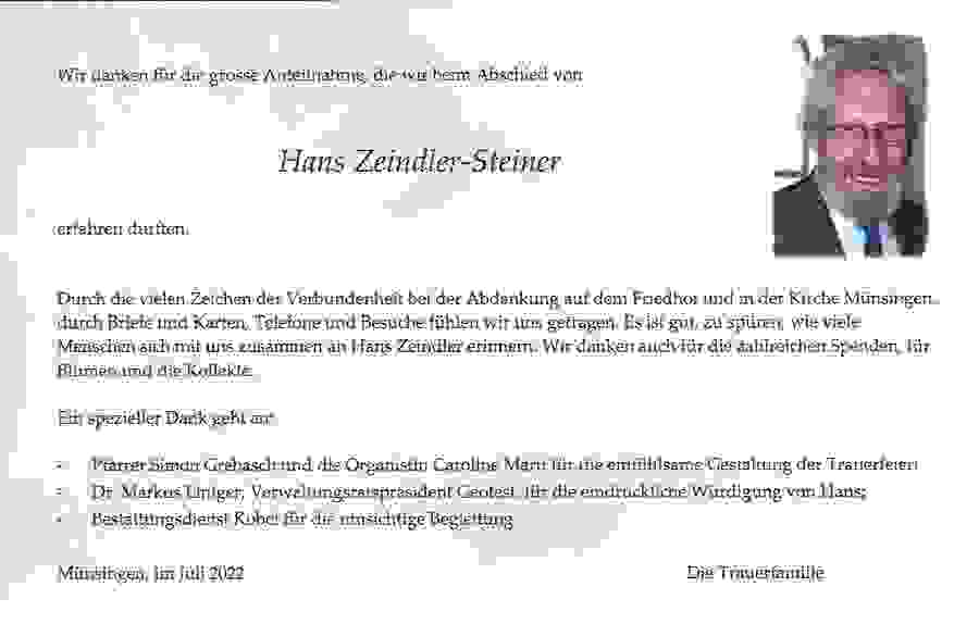 Hans Zeindler