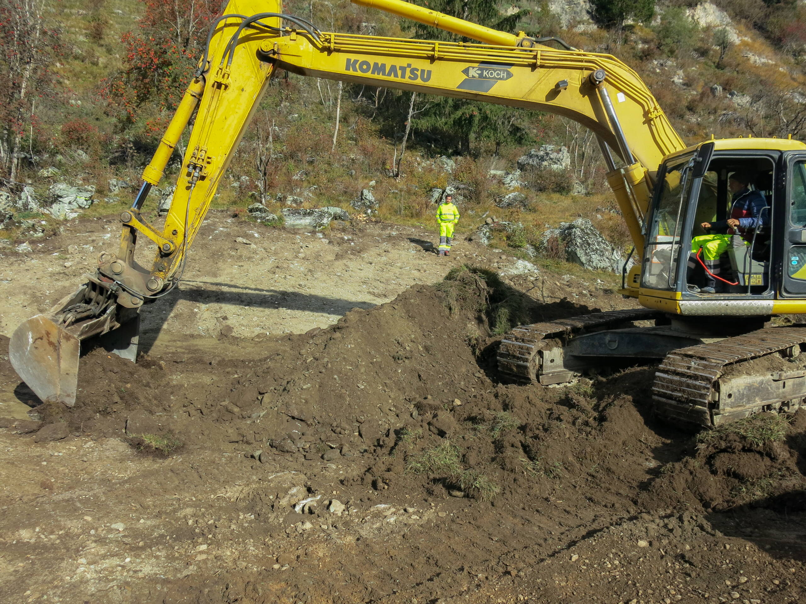 Sanierung der Jagdschiessanlage (Kipphase) in Sent, Sur En. 