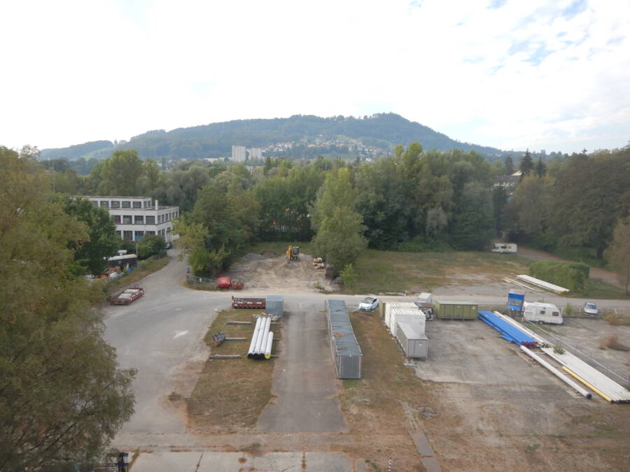 Le site avant les travaux d’assainissement. Le site avant les travaux d’assainissement.