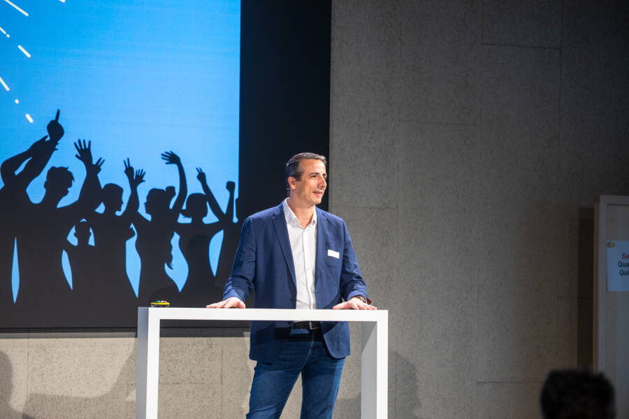 Le co-CEO Laurent Steidle ouvre la GEOFEST 2026. 
