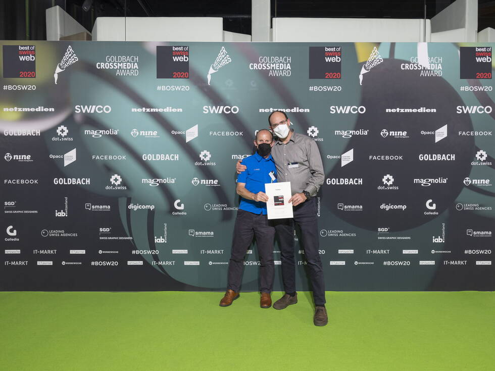 Best of Swiss Web Award FeldApp wins silver at the Best of Swiss Web Award!