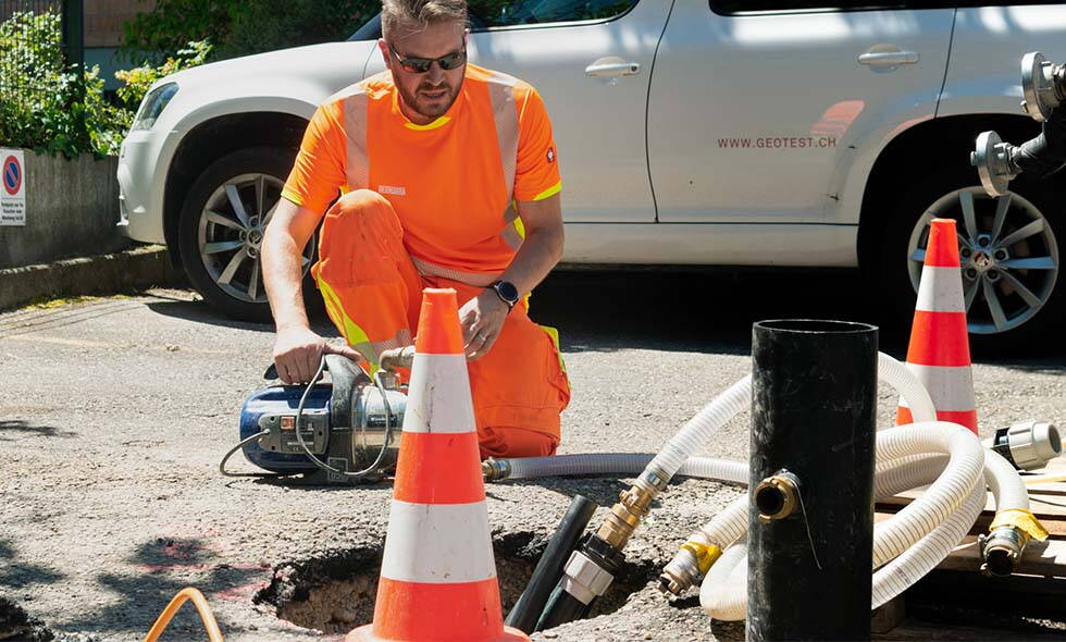 Bohrbegleitung und Dimensionierung von Erdwärmesonden