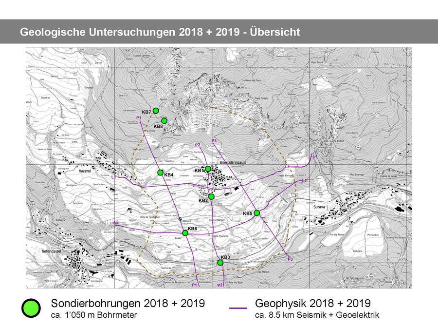 Geologische Untersuchungen Geologische Untersuchungen