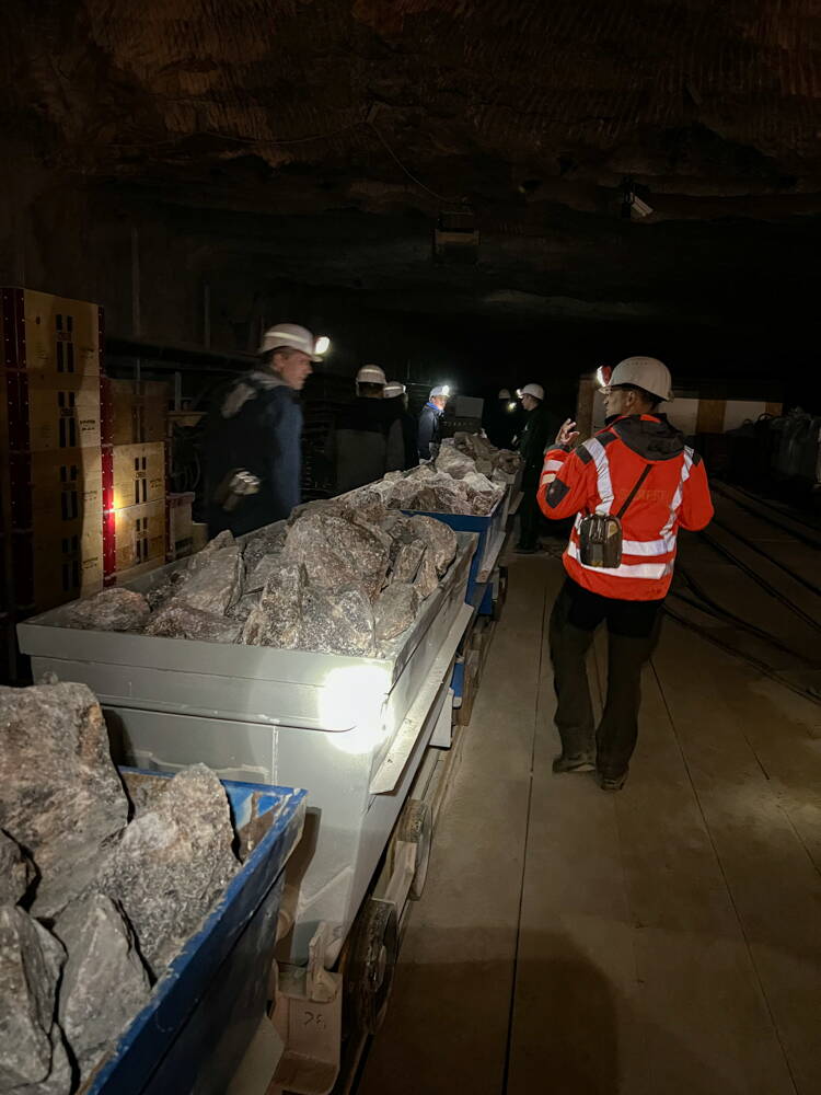 Die Besichtigung des Salzbergbaus war eine besondere Erfahrung. Die Besichtigung des Salzbergbaus war eine besondere Erfahrung.