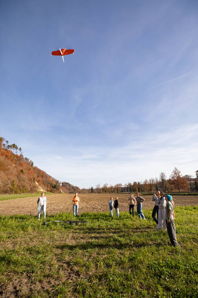 Ensuite, le vol peut commencer. 
