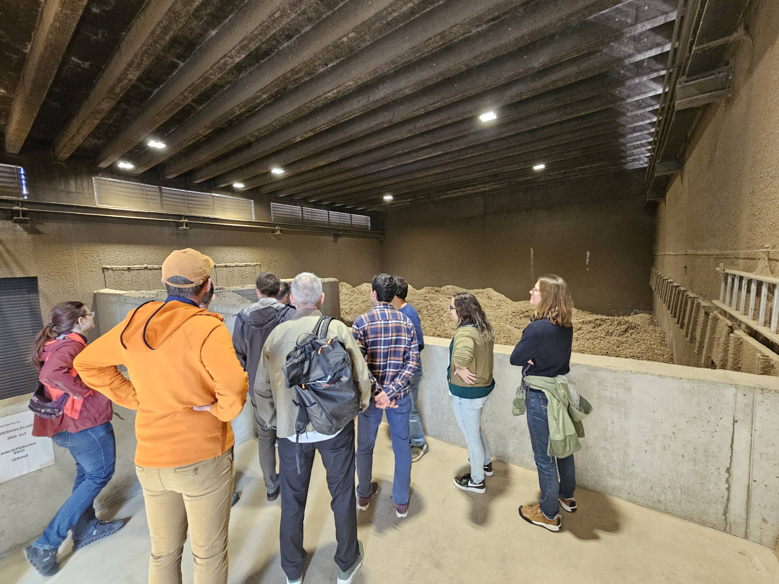 ... aus Holzschnitzeln aus der Region.  ... aus Holzschnitzeln aus der Region.