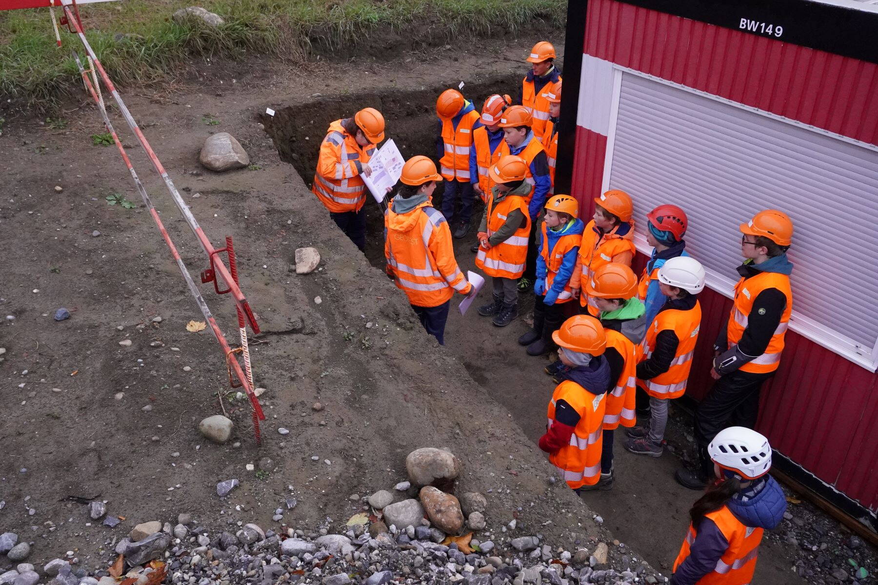 Sur le chantier de Worblaufen. Sur le chantier de Worblaufen.