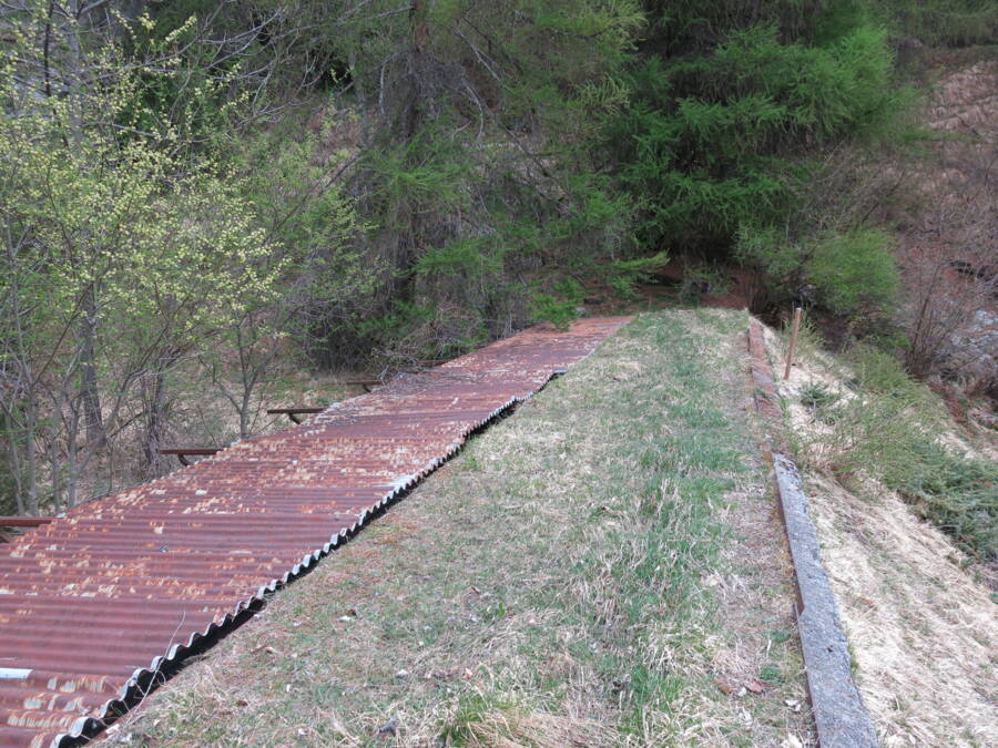 Lage der Schiessanlage im landwirtschaftlich genutzten Bereich.  