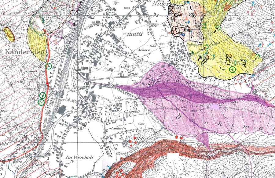 ...and are documented in the map of natural hazard phenomena.
