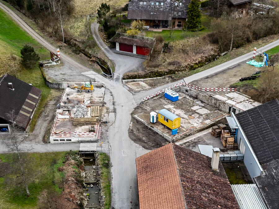 Trois bâtiments ont déjà été démolis. Trois bâtiments ont déjà été démolis.