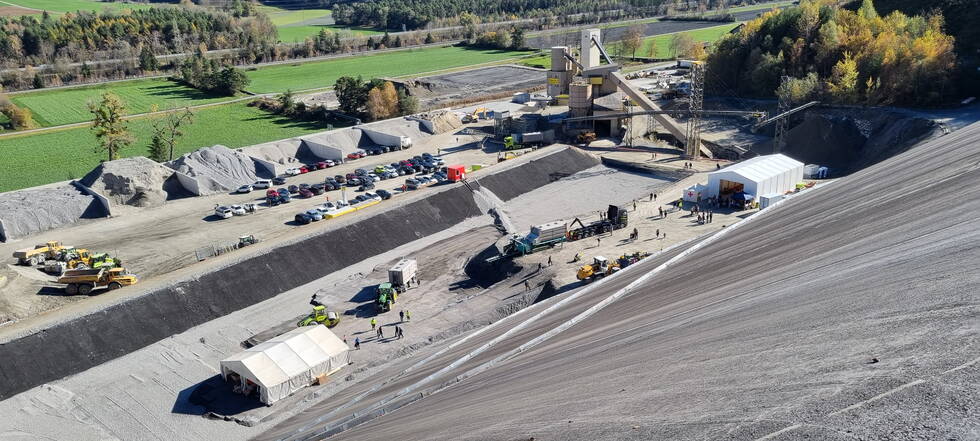 Vue d'ensemble de la décharge