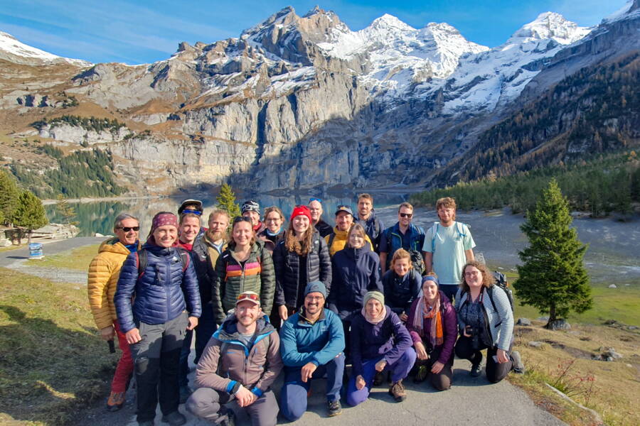 Das Wetter spielte mit und ermöglichte eine lehrreiche Exkursion bei strahlendem Sonnenschein. 
