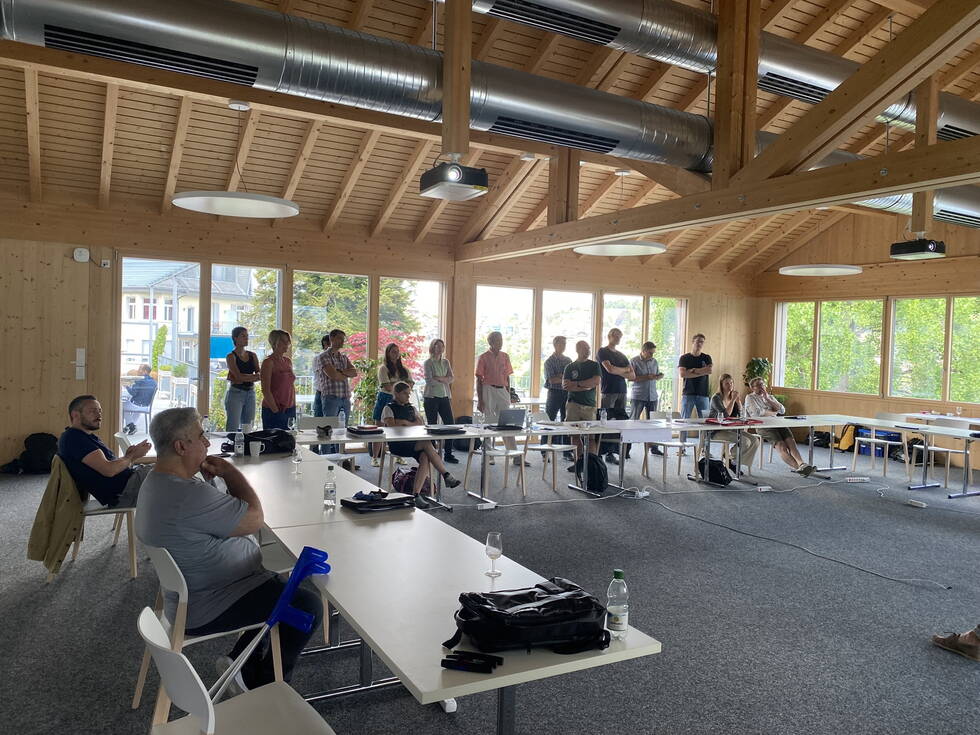 Teamanlass Geotechnik Spezialisten tauschen sich gemeinsam aus