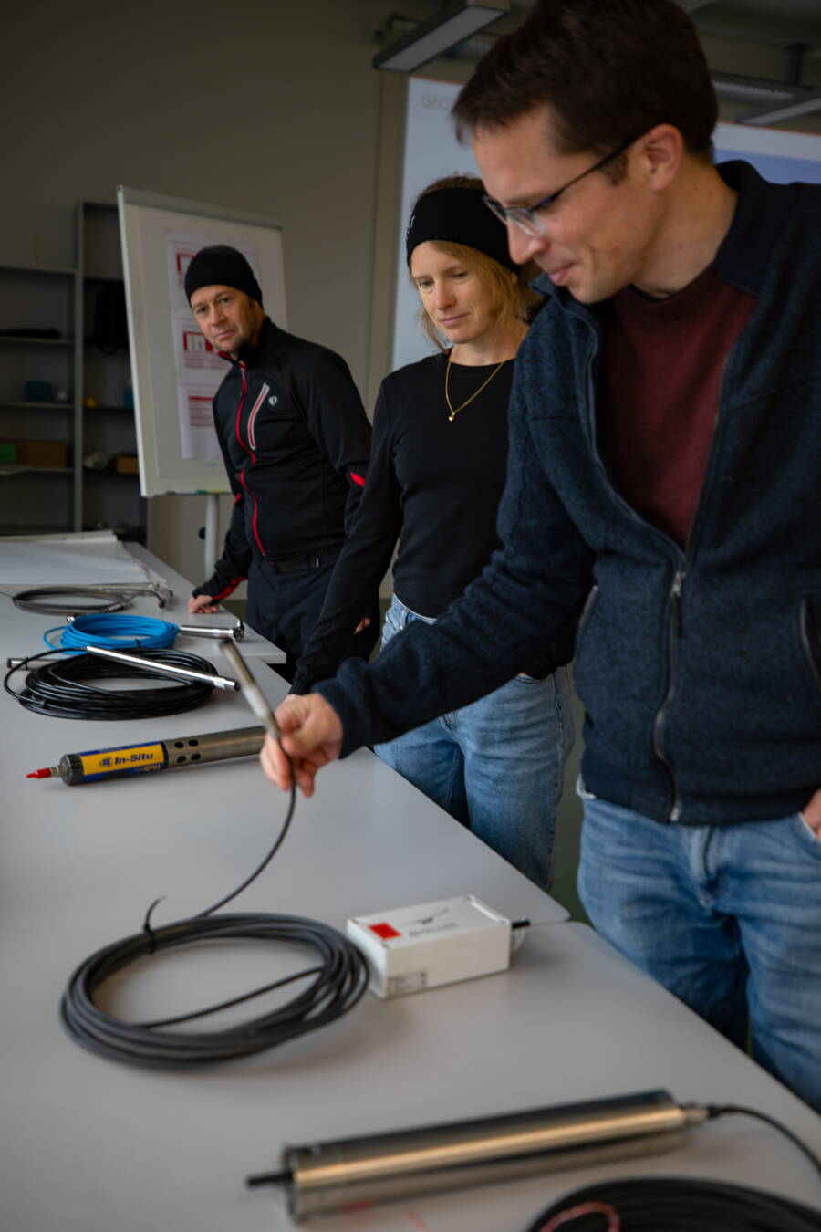 GEOTEST utilise une multitude de sondes pour ses travaux sur le terrain. GEOTEST utilise une multitude de sondes pour ses travaux sur le terrain.