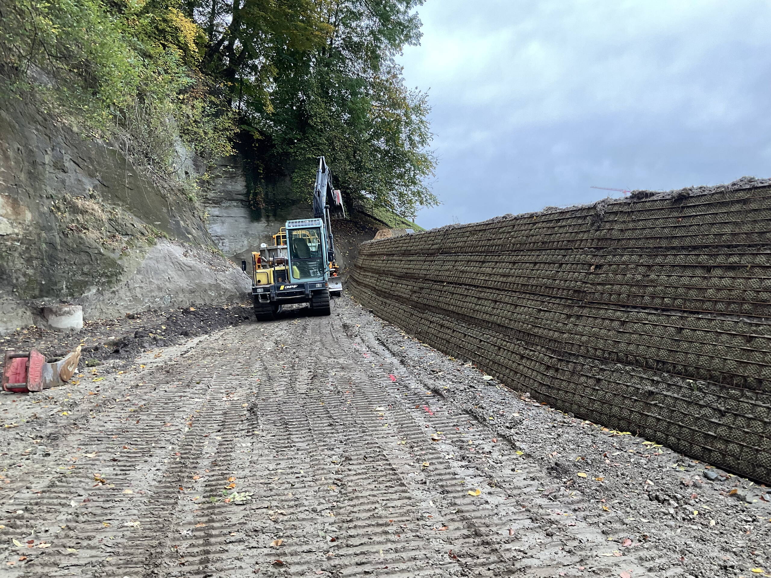 La digue de protection La digue de protection