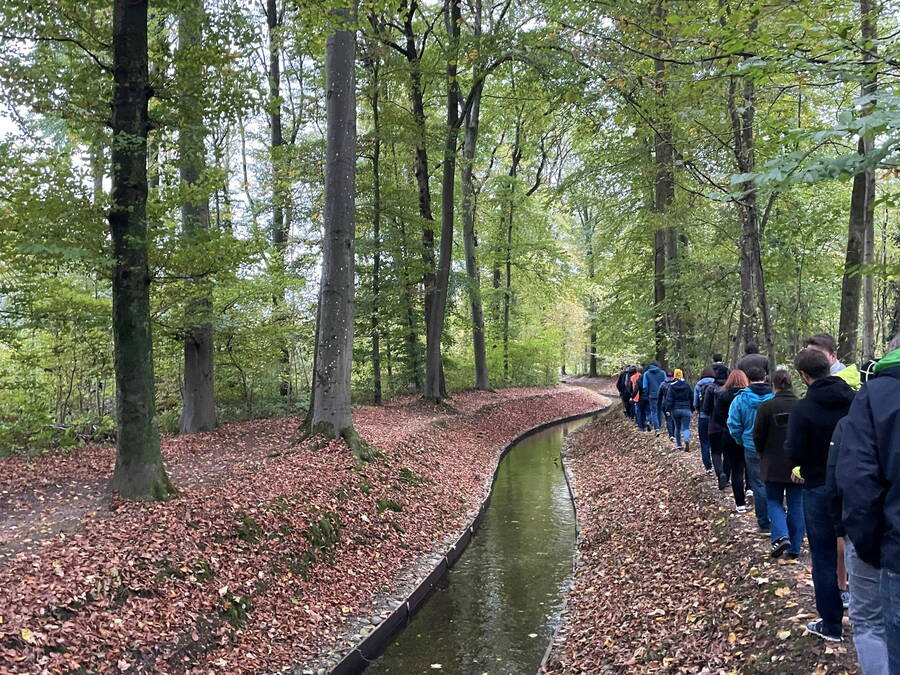 Besichtigung der Grundwassesranreicherungsanlage. Besichtigung der Grundwassesranreicherungsanlage.