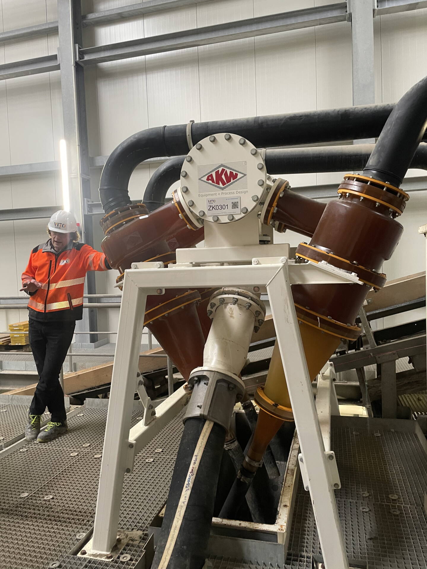 These centrifuges separate and classify ores and minerals.