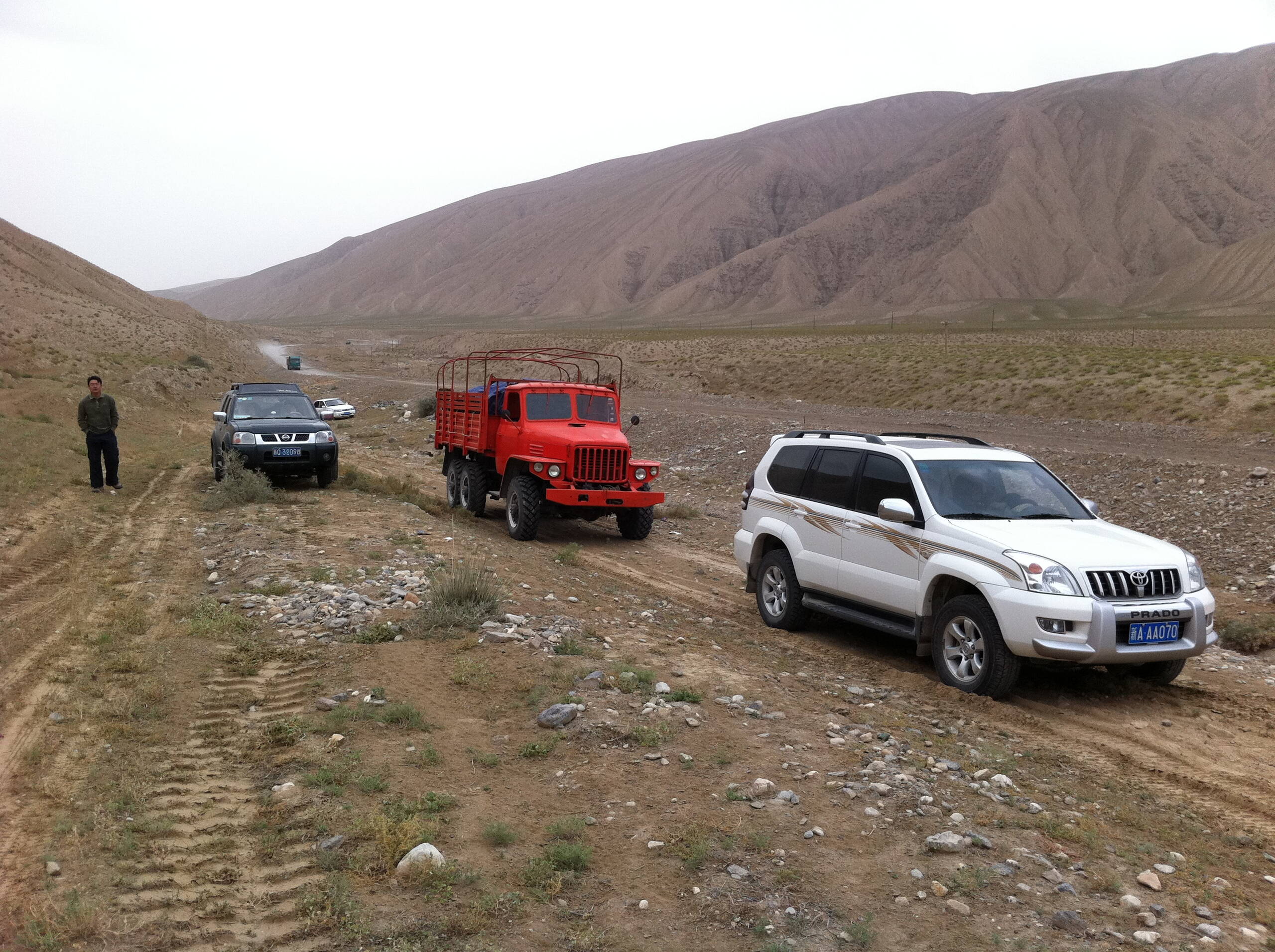 Auf dem Tibet-Highway. Auf dem Tibet-Highway.
