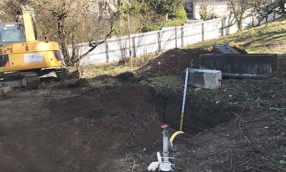 Regenwasserversickerung der Wohnüberbauung Biberist Schöngrün
