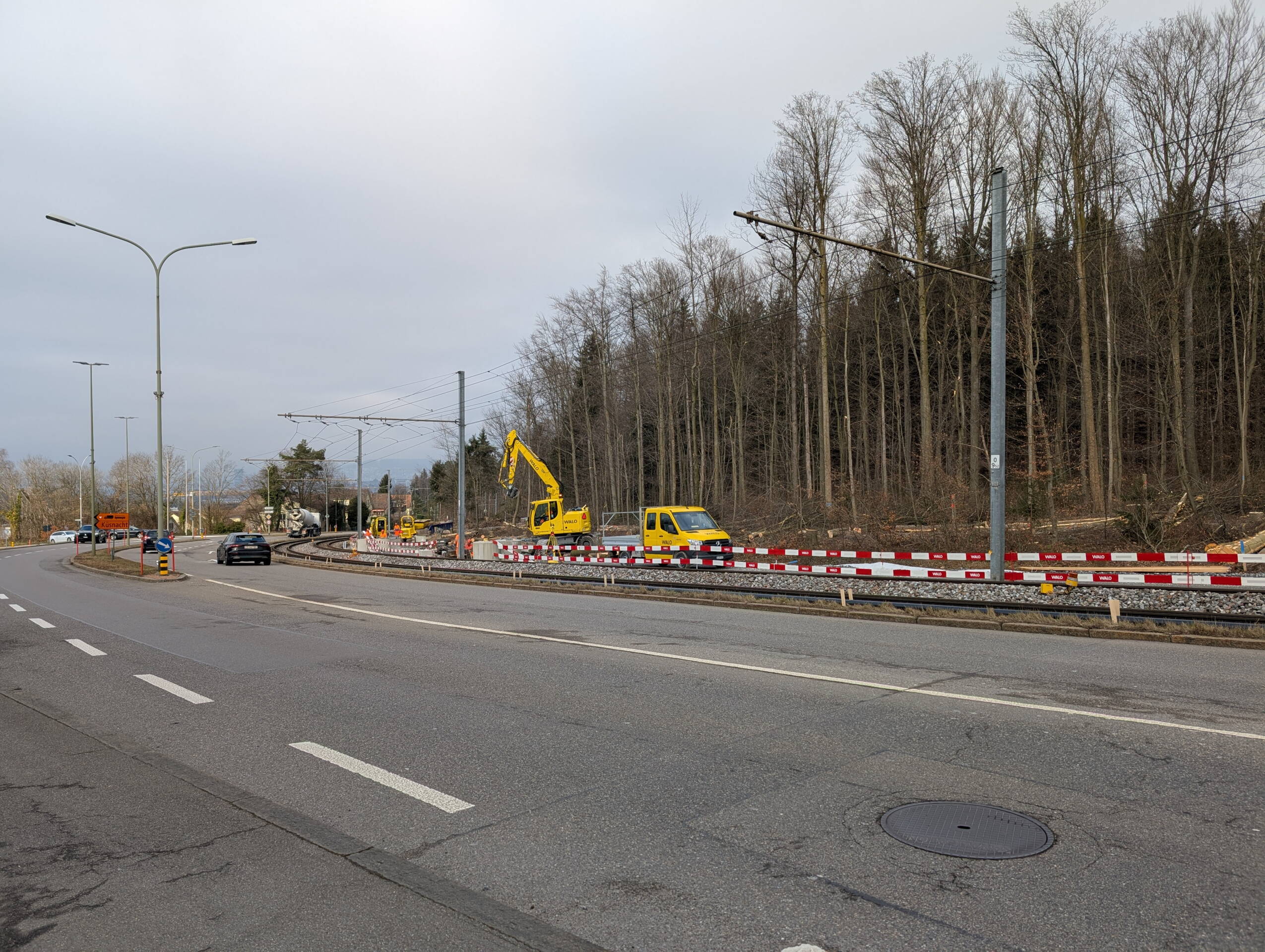 Die Bauarbeiten dauern voraussichtlich bis 2026. Die Bauarbeiten dauern voraussichtlich bis 2026.