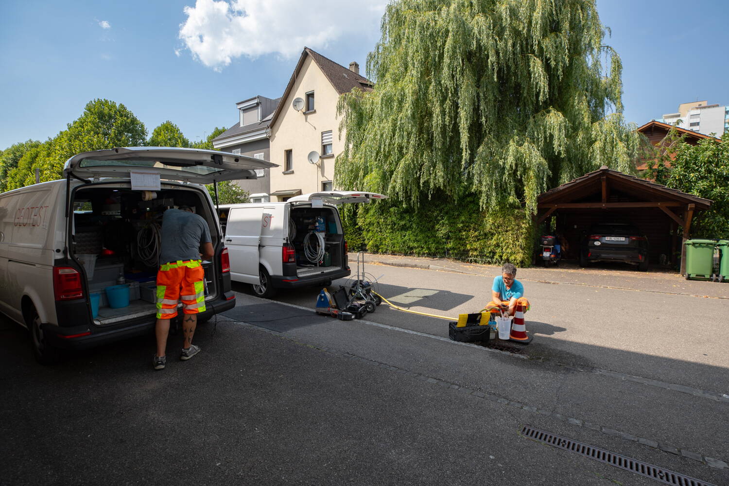 Chaque site a ses particularités. Certains se trouvent directement sur la route.  