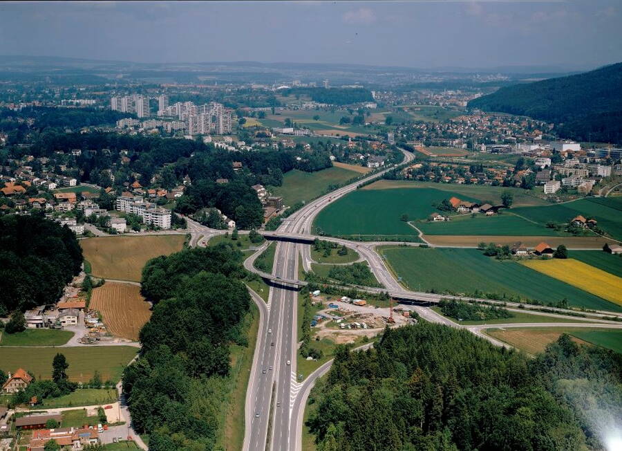 Autoroute N6, jonction de Muri.